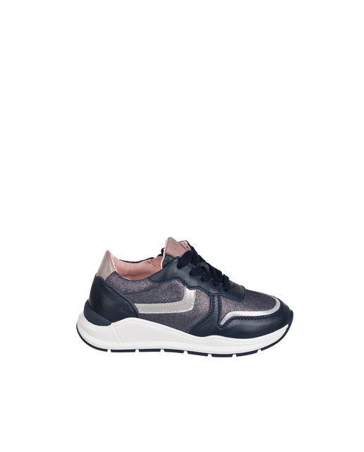 Imagen 0 de Sneaker de piel con cremallera lateral