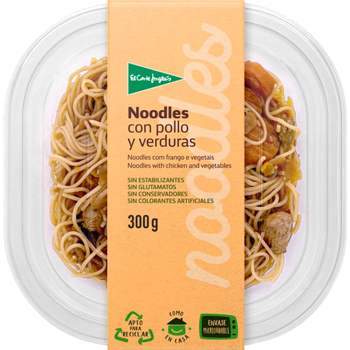Noodles de Frango e Verduras embalagem 300 g