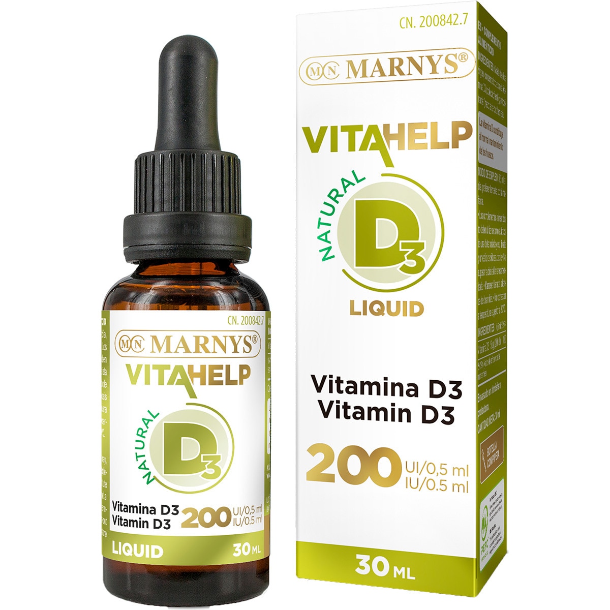 Suplemento Alimentar Vitamina D Liquida embalagem 30 ml