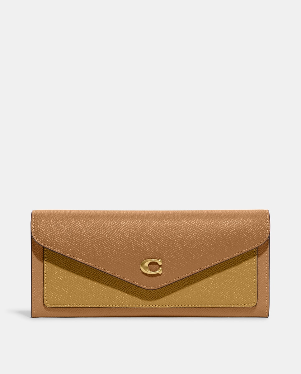 Imagem 0 de Carteira Mini Wyn em Pele - Castanho