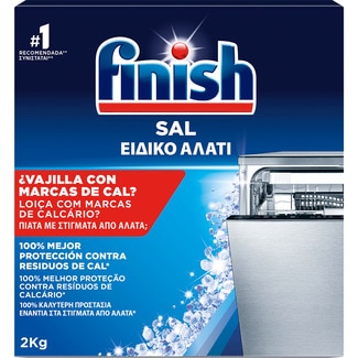 sal para lavavajillas granulada maleta 2 kg - Finish