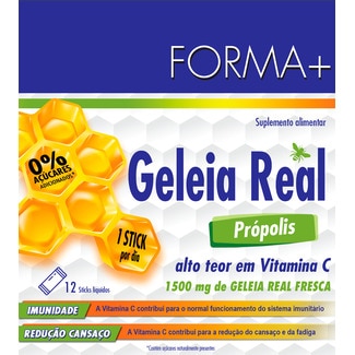 Geleia Real Própolis 12 unidades embalagem 120 ml - Forma +