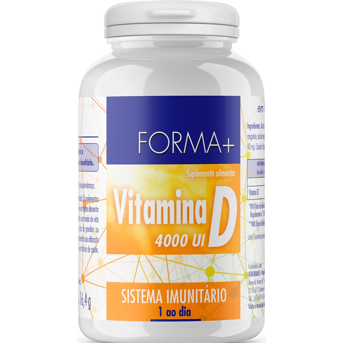 Vitamina D Sistema Imunitário frasco 30 unidades