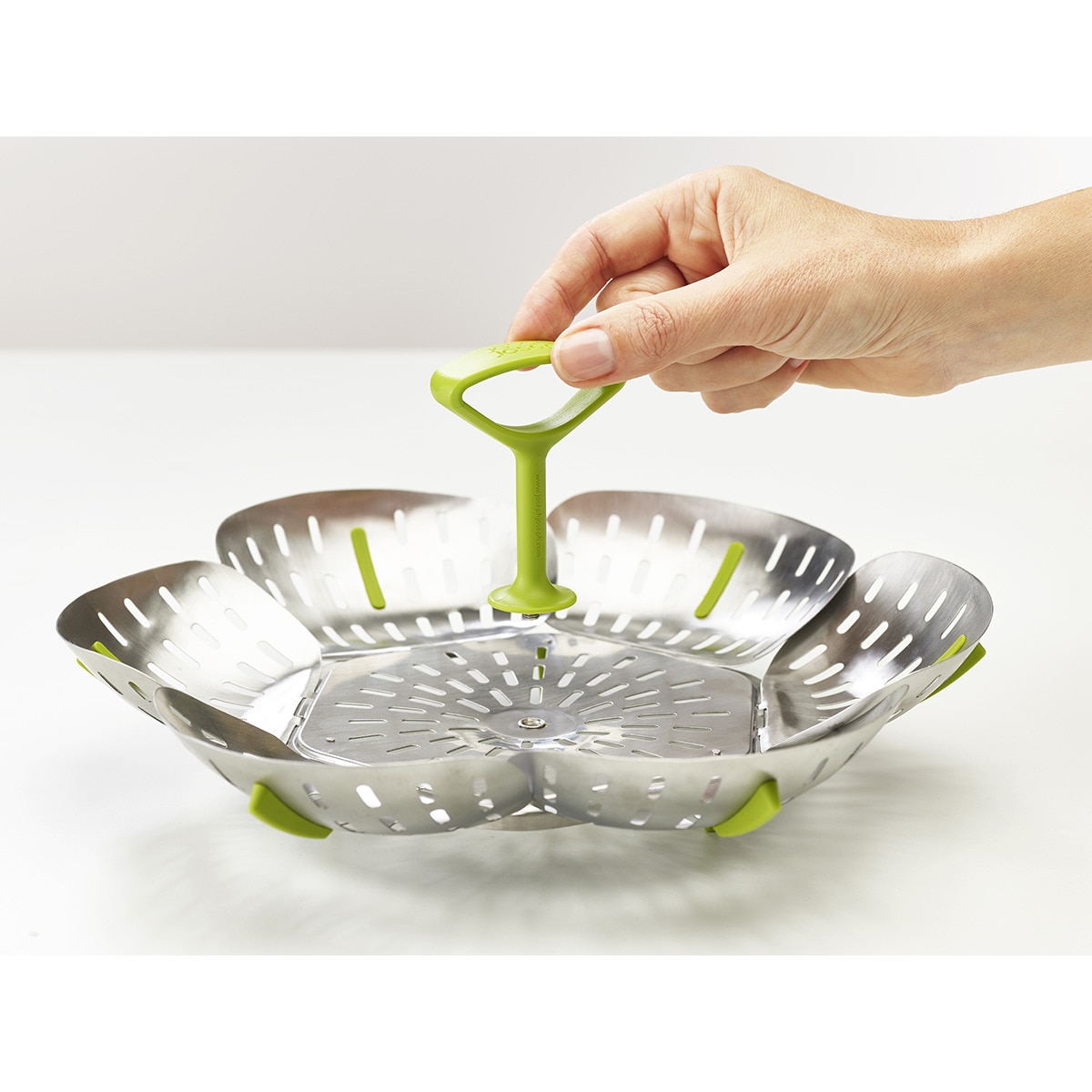Cesta de Vapor Dobrável Bloom Aço-5