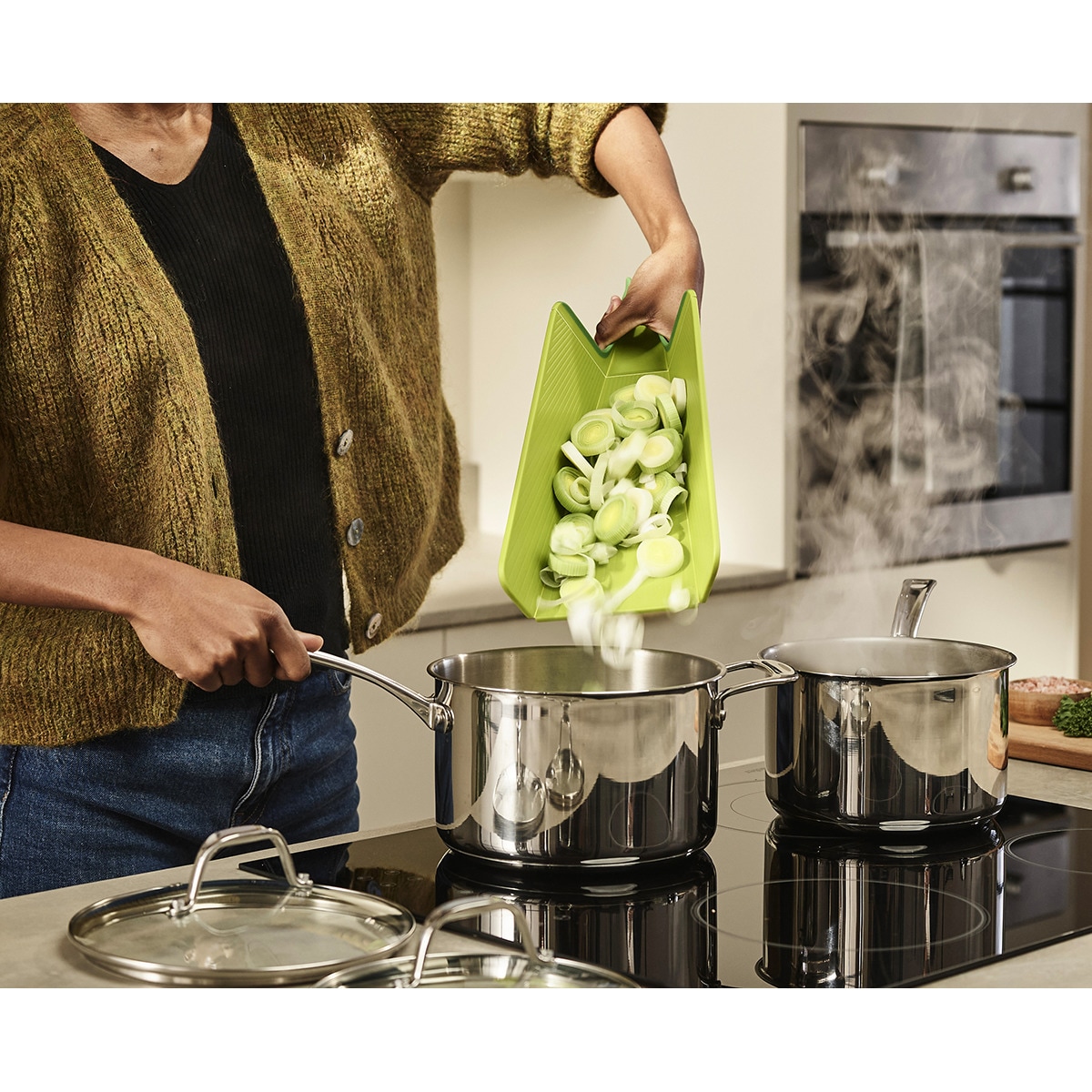 Tábua de Cortar Chop2 Pot Verde-11