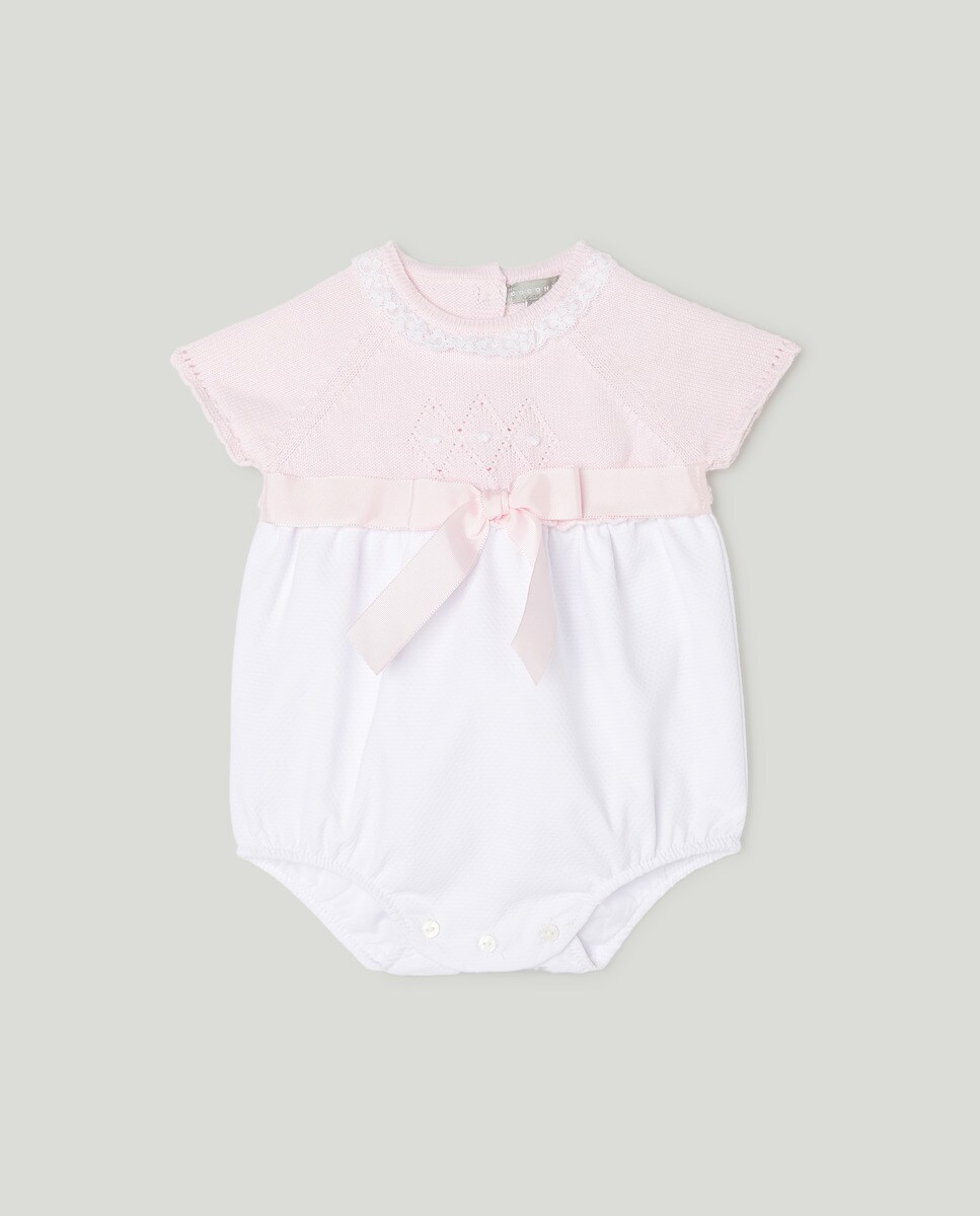 Grenouillère en piqué