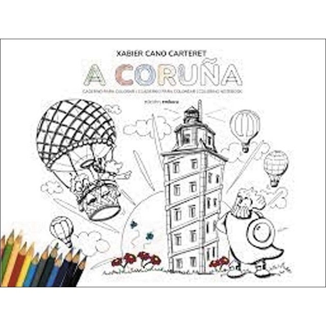 A coruña.Caderno para colorar 1