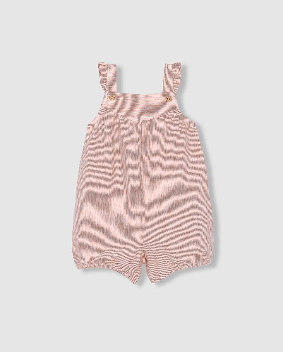 Salopette courte à motife