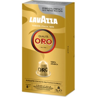 Café em Cápsulas Alumínio Qualitá Oro 10 unidades embalagem 55 g - Lavazza
