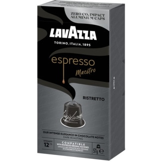 Café em Cápsula Aluminio Expresso Ristretto 10 unidades embalagem 55 g - Lavazza