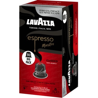 Café em Cápsulas Alumínio Maestro Expresso Clássico 30 unidades embalagem 165 g - Lavazza