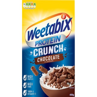 Cereais de Proteína com Chocolate Crunch embalagem 450 g - Weetabix