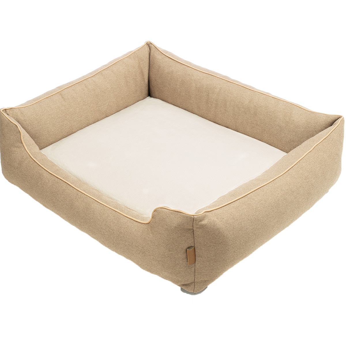 Cama Sofá para Cão Oxford Beje Tamanho S embalagem 1 unidade