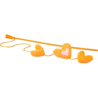 Brinquedo para Gato Cana com Corações cor de Laranja embalagem 1 unidade - Rogz
