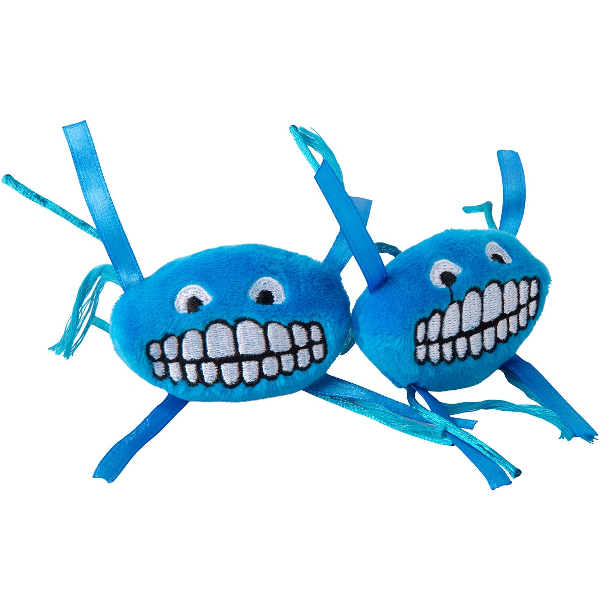 Brinquedo para Gato Peluche Azul 2 unidades 1 embalagem
