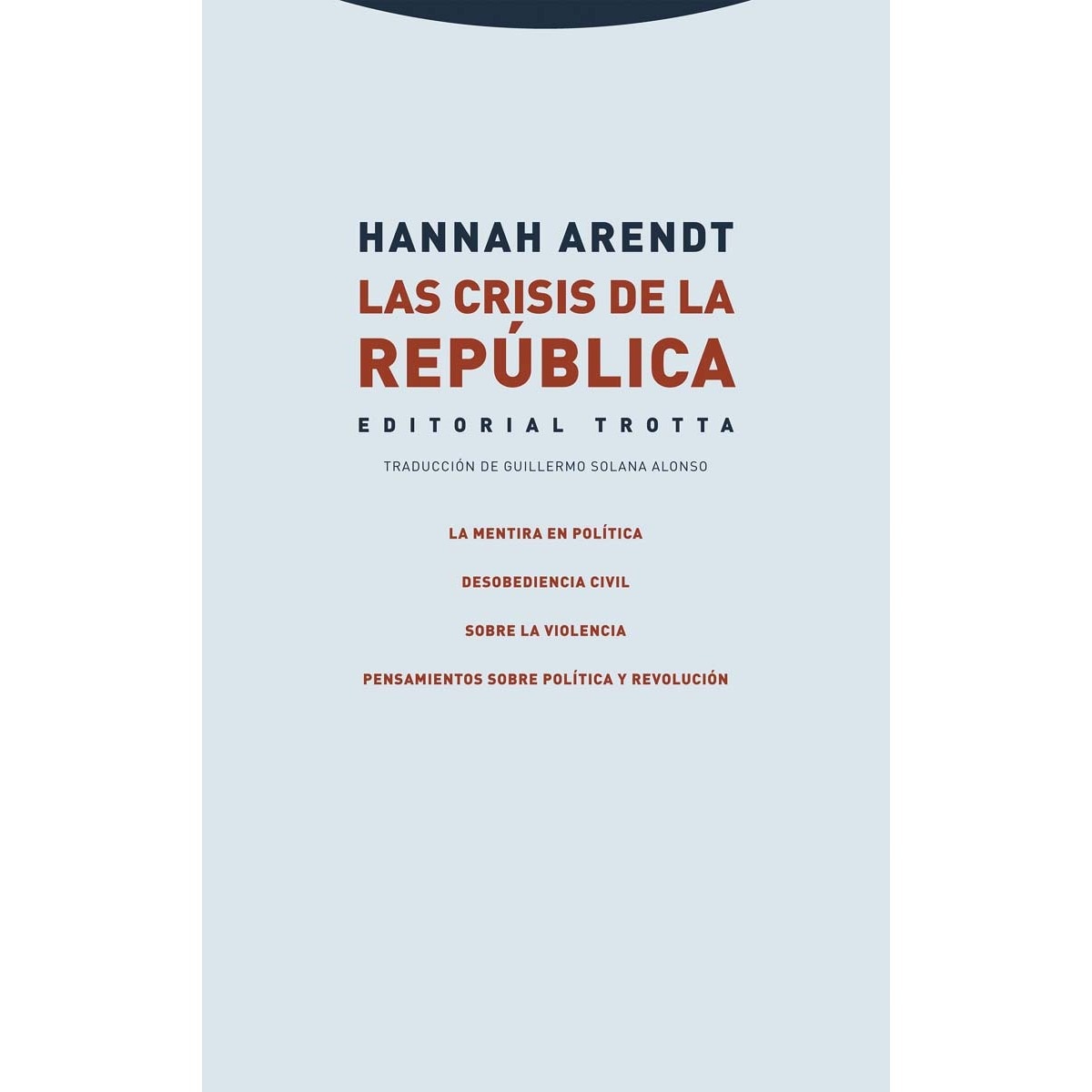 Las crisis de la República (Capa mole com abas) 1