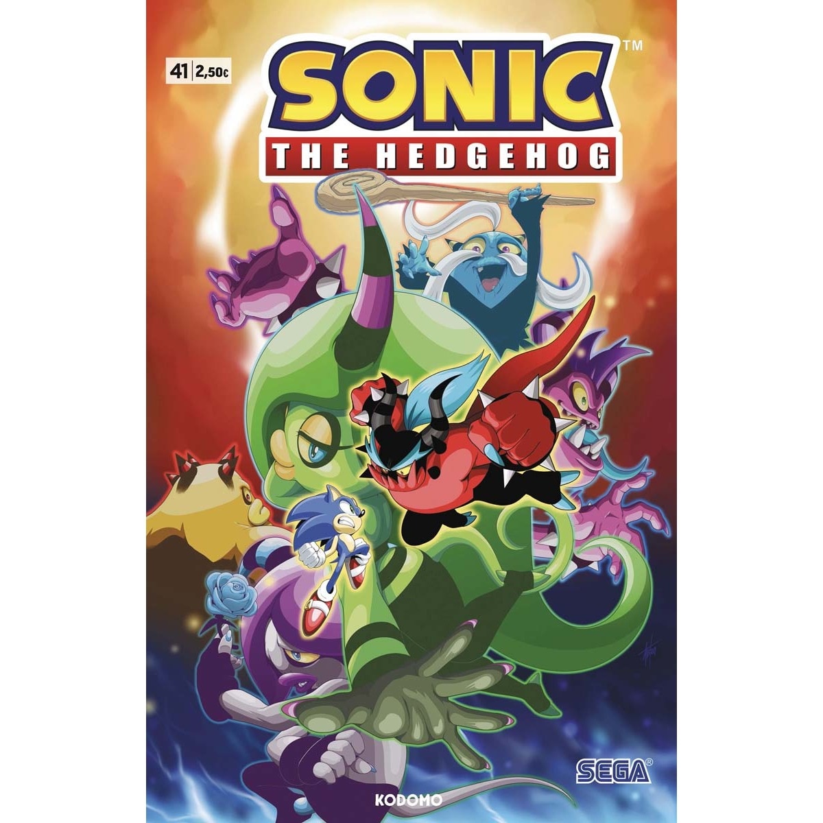 Sonic: The Hedhegog núm. 41 (Capa mole) 1