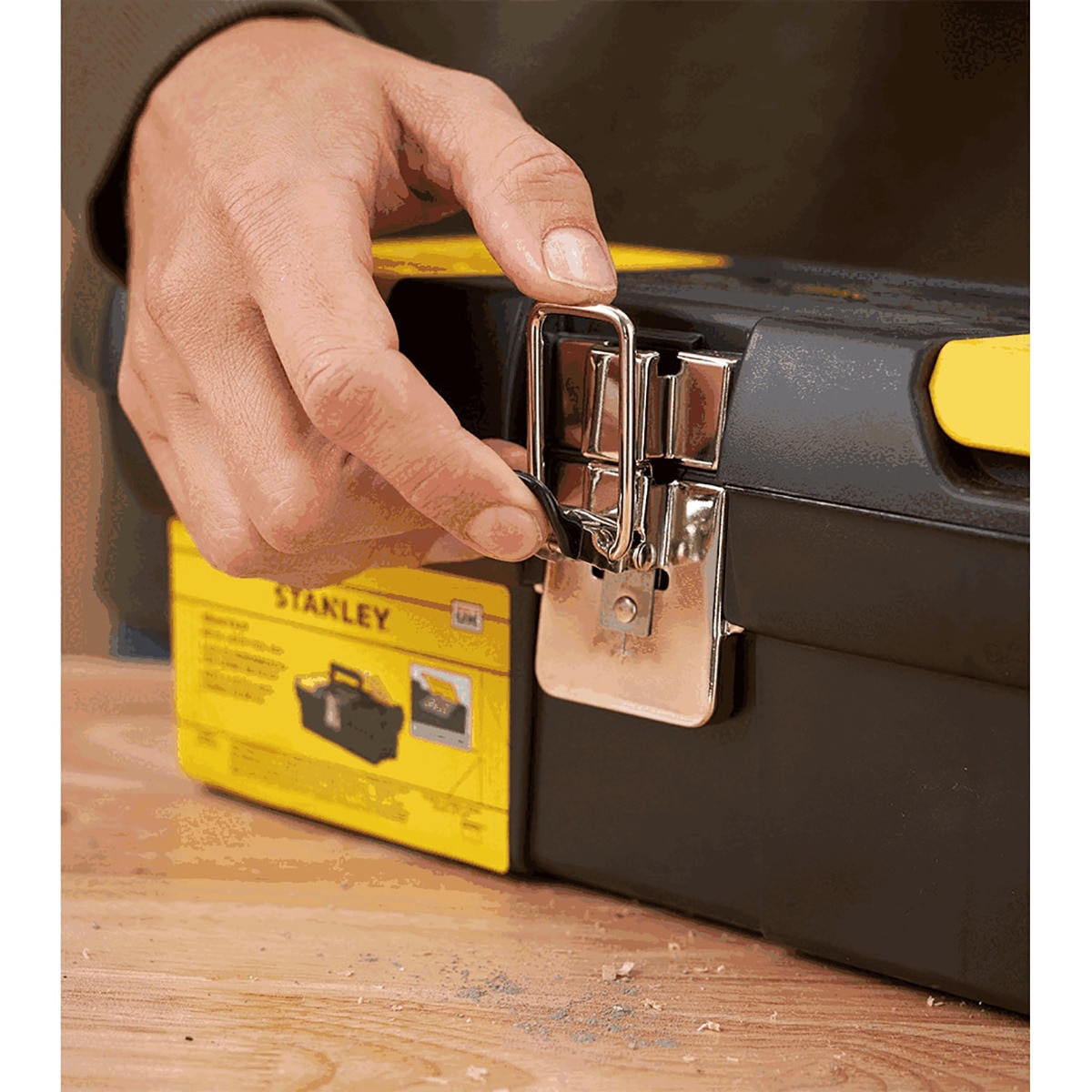 Caja para Herramientas Milenium con cierres metálicos Negro / Amarillo-9
