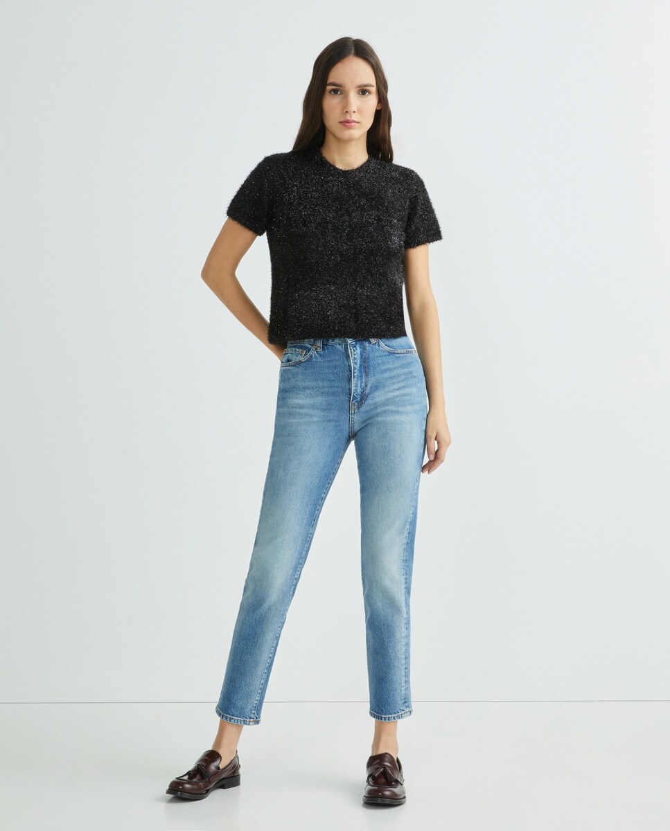 Jean Berlin slim fit taille haute