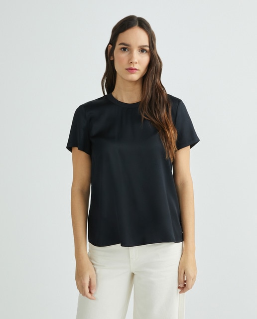 Imagem 0 de Blusa com manga curta e viscose