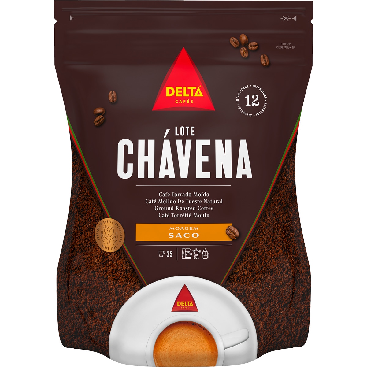 Café Moído Torrado Lote Chávena Moagem Saco embalagem 250 g