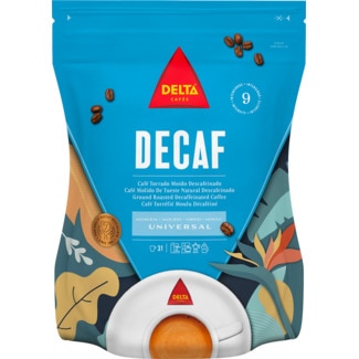 Café Torrado Moído Descafeinado Moagem Universal embalagem 220 g - Delta