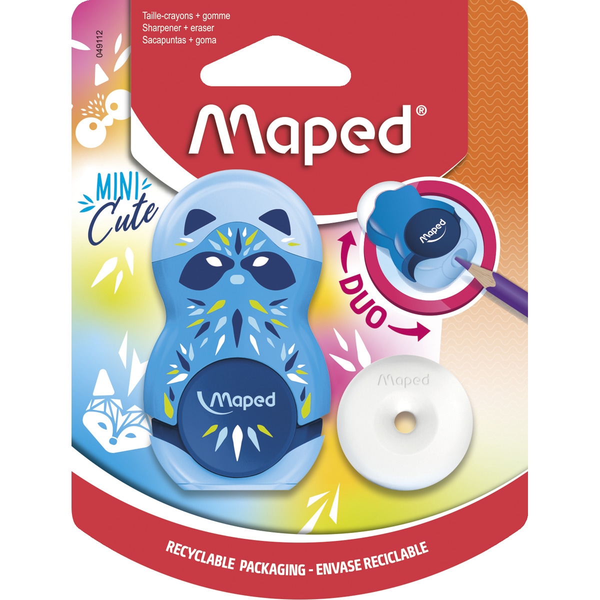Blister Afilaborra Mas Goma Recambio Mini Cute Maped Surtido Surtido-4