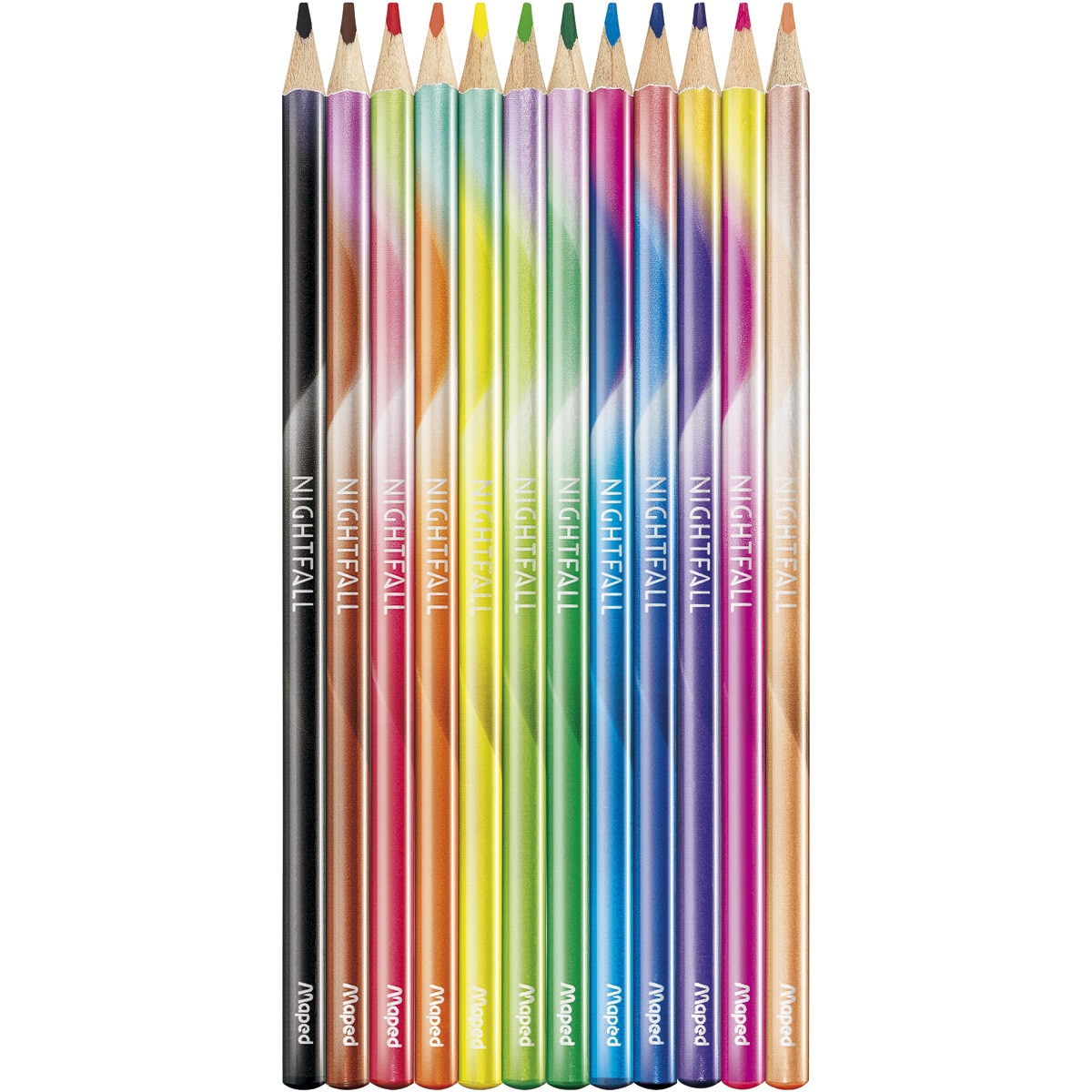 Pack 12 Lápices de Colores Nightfall Maped Multicolor Multicolor-1