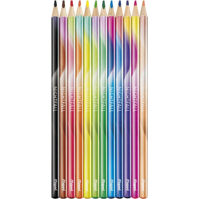 Imagen 0 de Pack 12 Lápices de Colores Nightfall Maped Multicolor