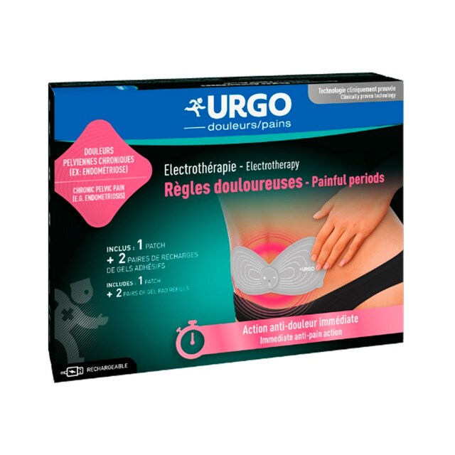 Imagem 0 de Patch D'Électrotherapy Cólicas Menstruais - 1 patch 2 pares de adesivos