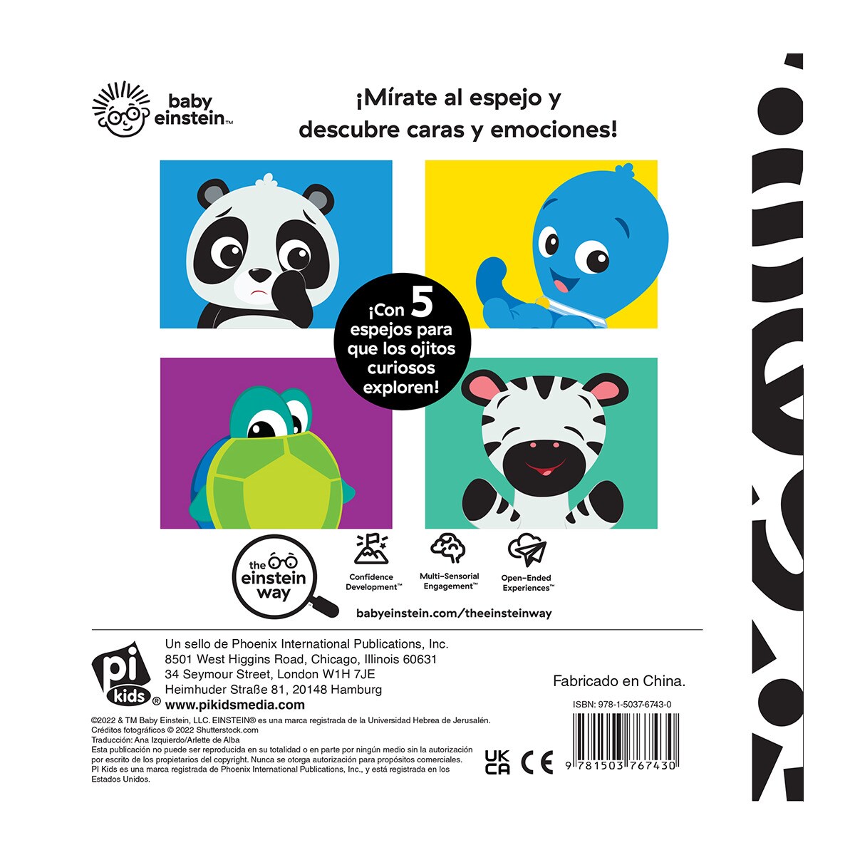 MIS PRIMEROS SENTIMIENTOS. LIBRO CON ESPEJO BABY EINSTEIN 2