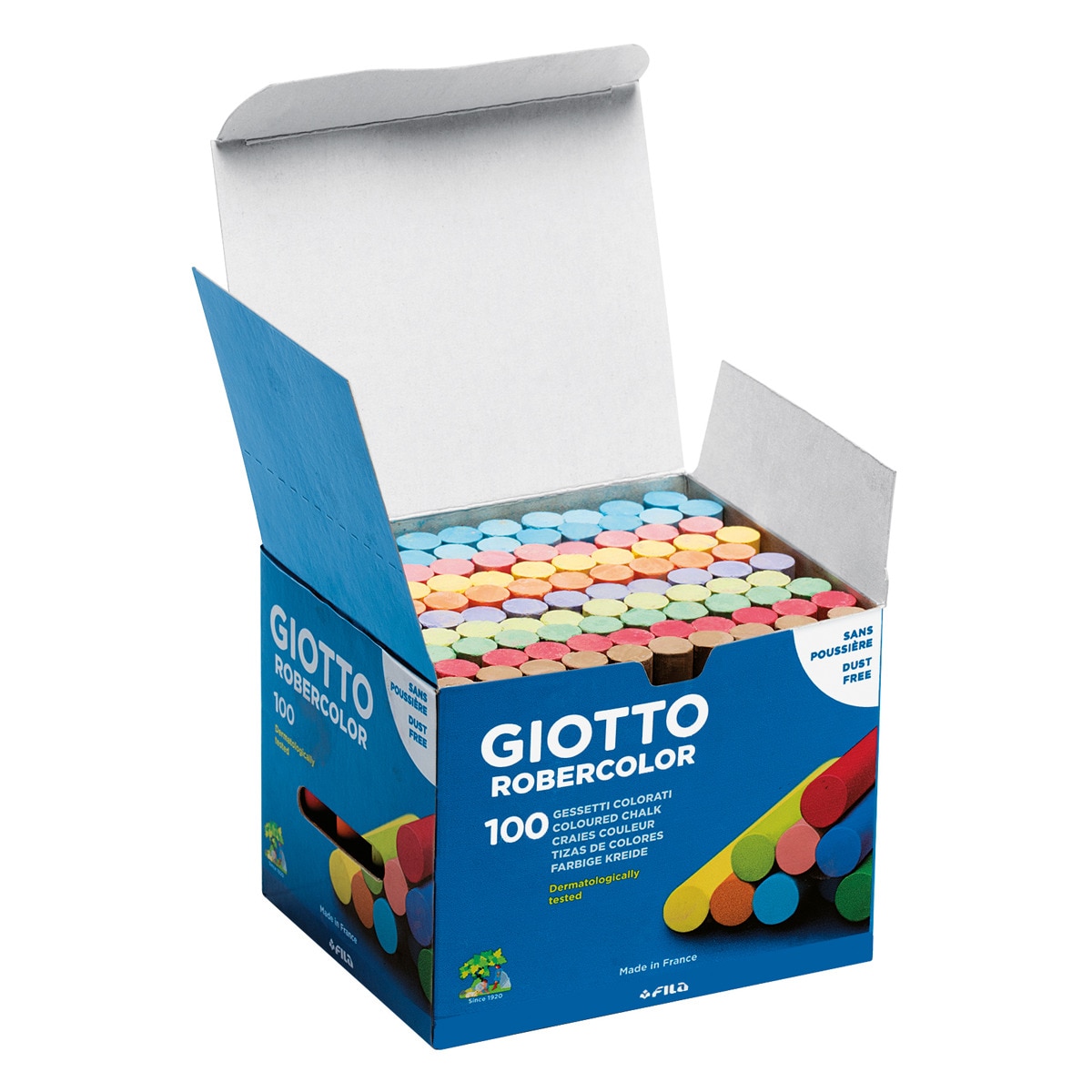 Pack 100 tizas Robercolor Giotto multicolor Multicolor-2