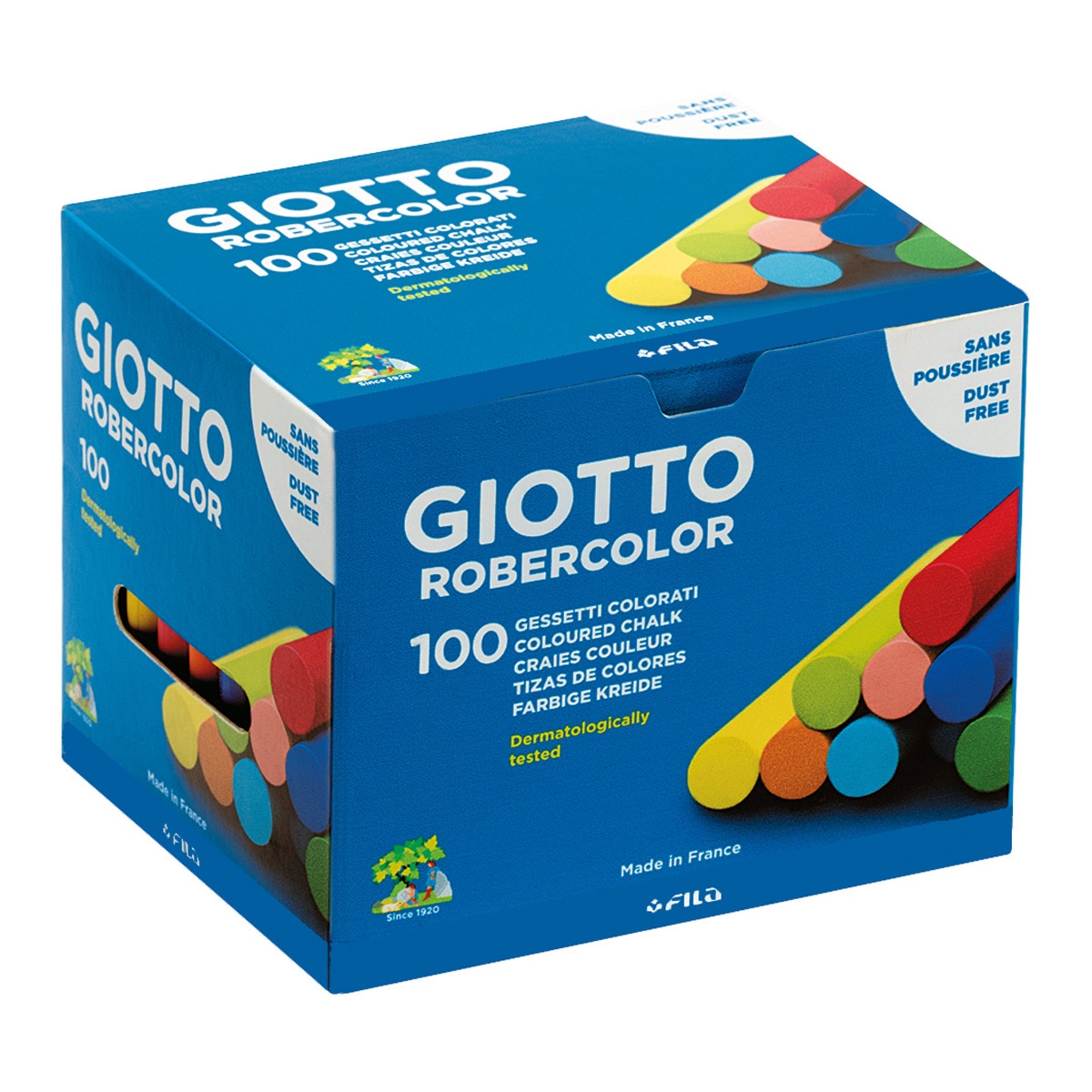 Pack 100 tizas Robercolor Giotto multicolor Multicolor-1