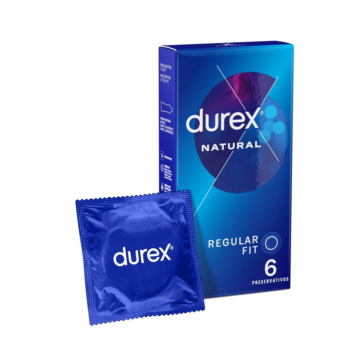 6 Preservativos Natural Comfort Durex 1