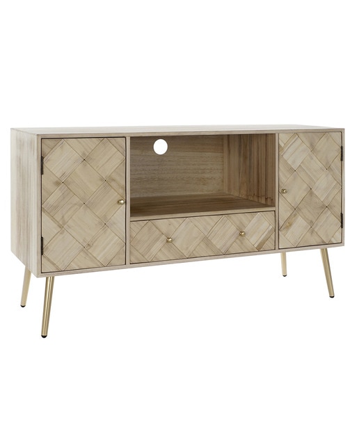 Imagen 0 de Mueble tv paulownia pino 118x40x65 natural