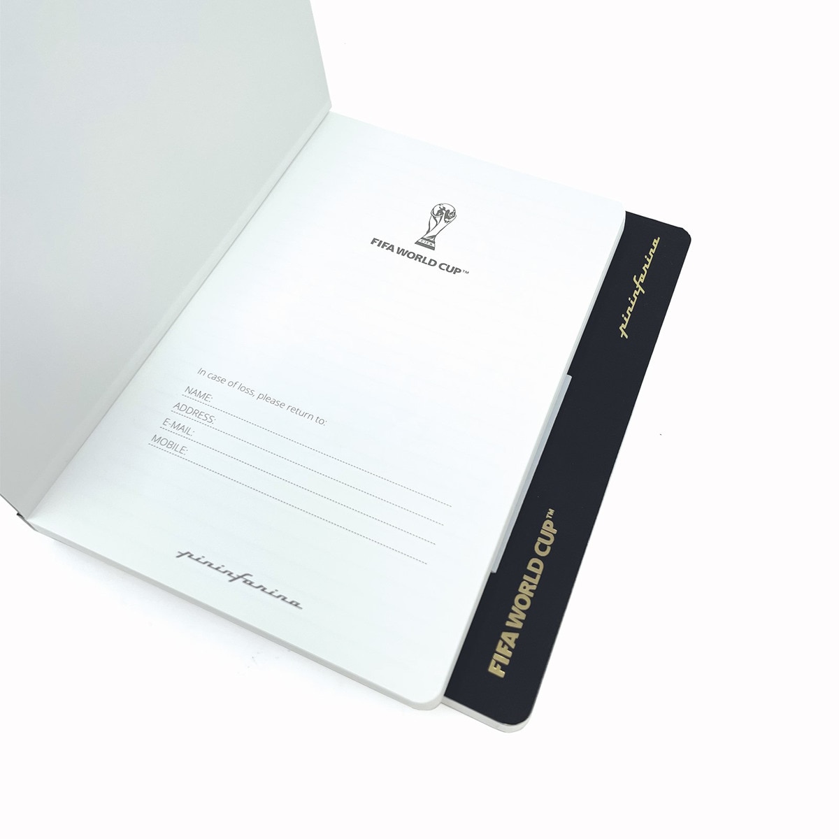 Bloco A5 Papel Pedra Pautado Edição Especial Limitada Campeonato Mundial de Futebol da Fifa Catar 2022 120 g - Preto Preto-2