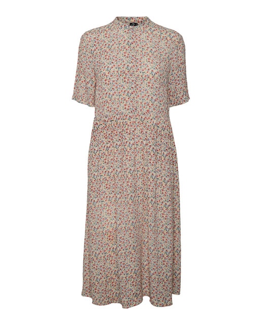 Imagen 0 de Vestido midi manga corta