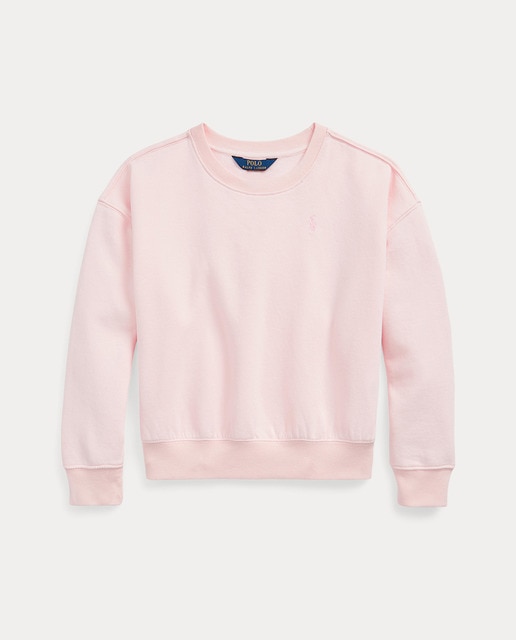 Imagen 0 de Sudadera de niña en rosa con logo
