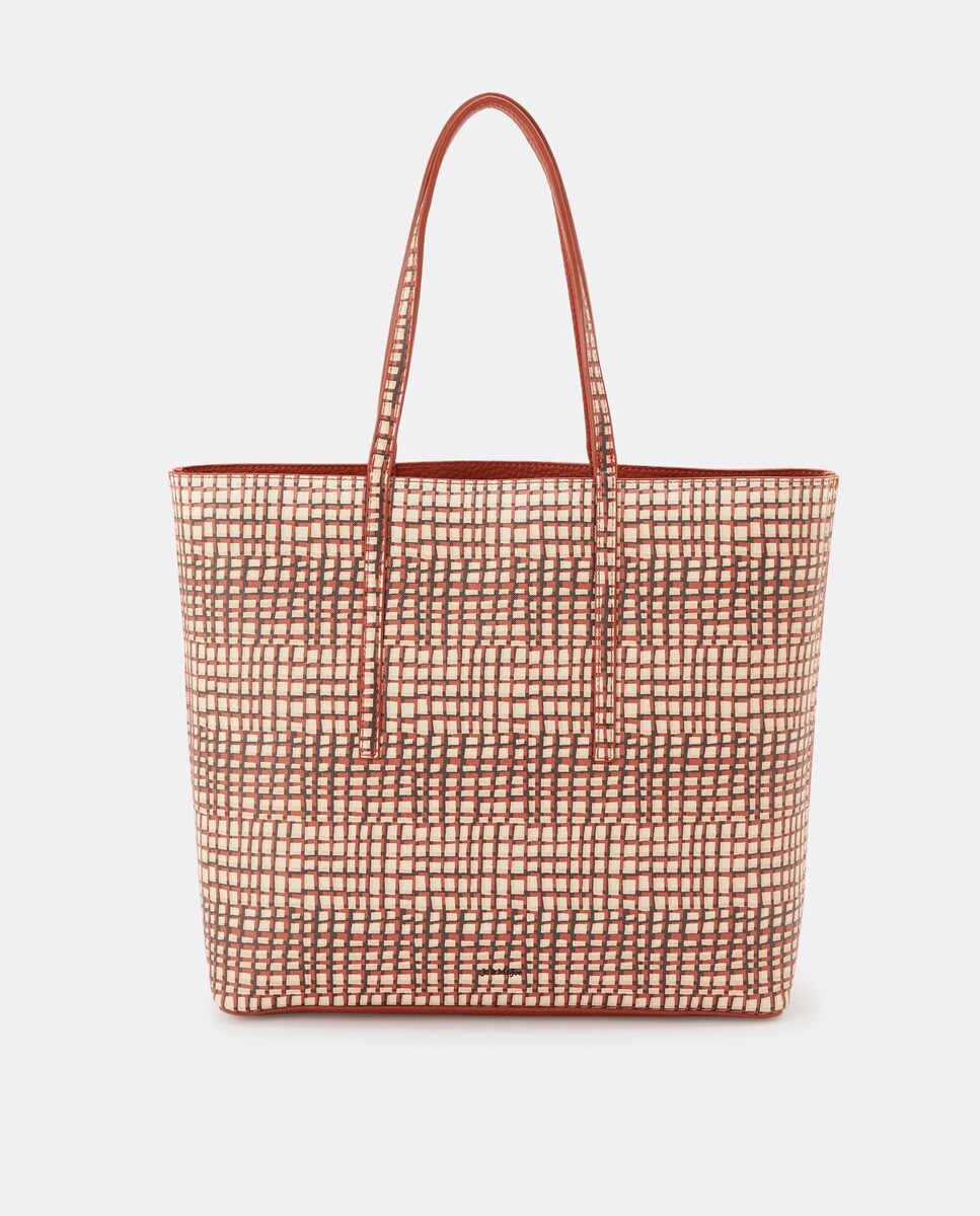 Sac porté épaule à carreaux