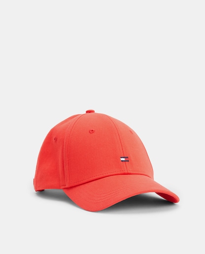 Imagen 0 de Gorra de algodón en rojo con logo bordado en frontal