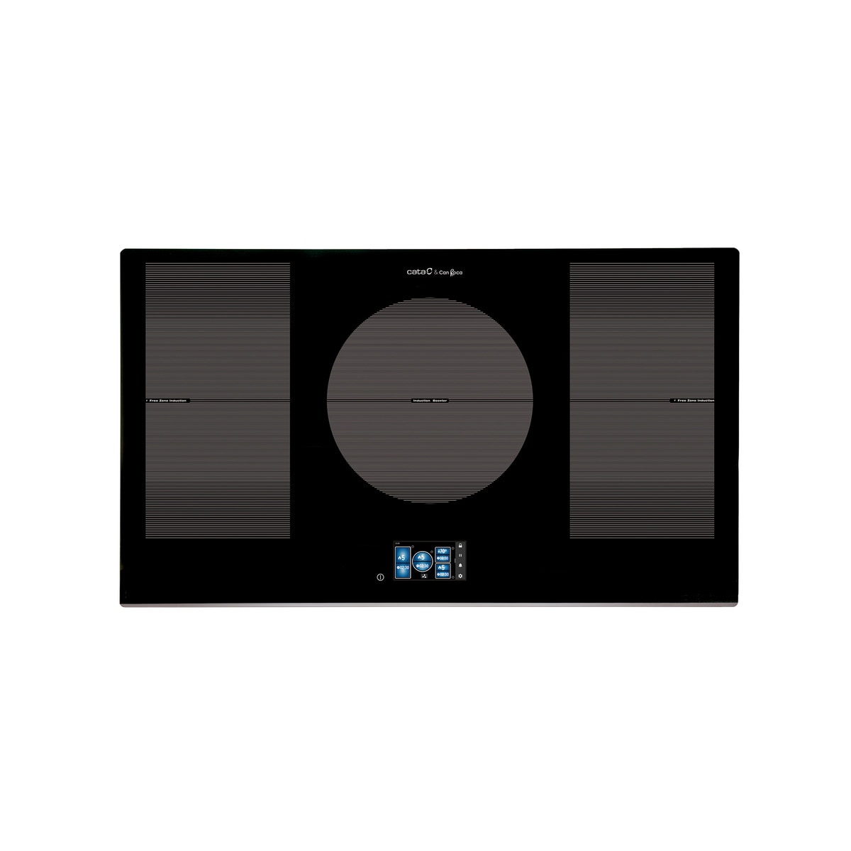 Placa inducción Cata 5 zonas Booster - IDF 9012 PRO BK Negro-1