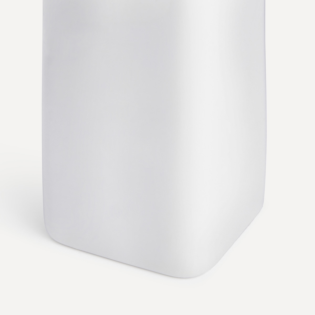 Copo Porta-Escovas para Bancada Quadrado Branco-3