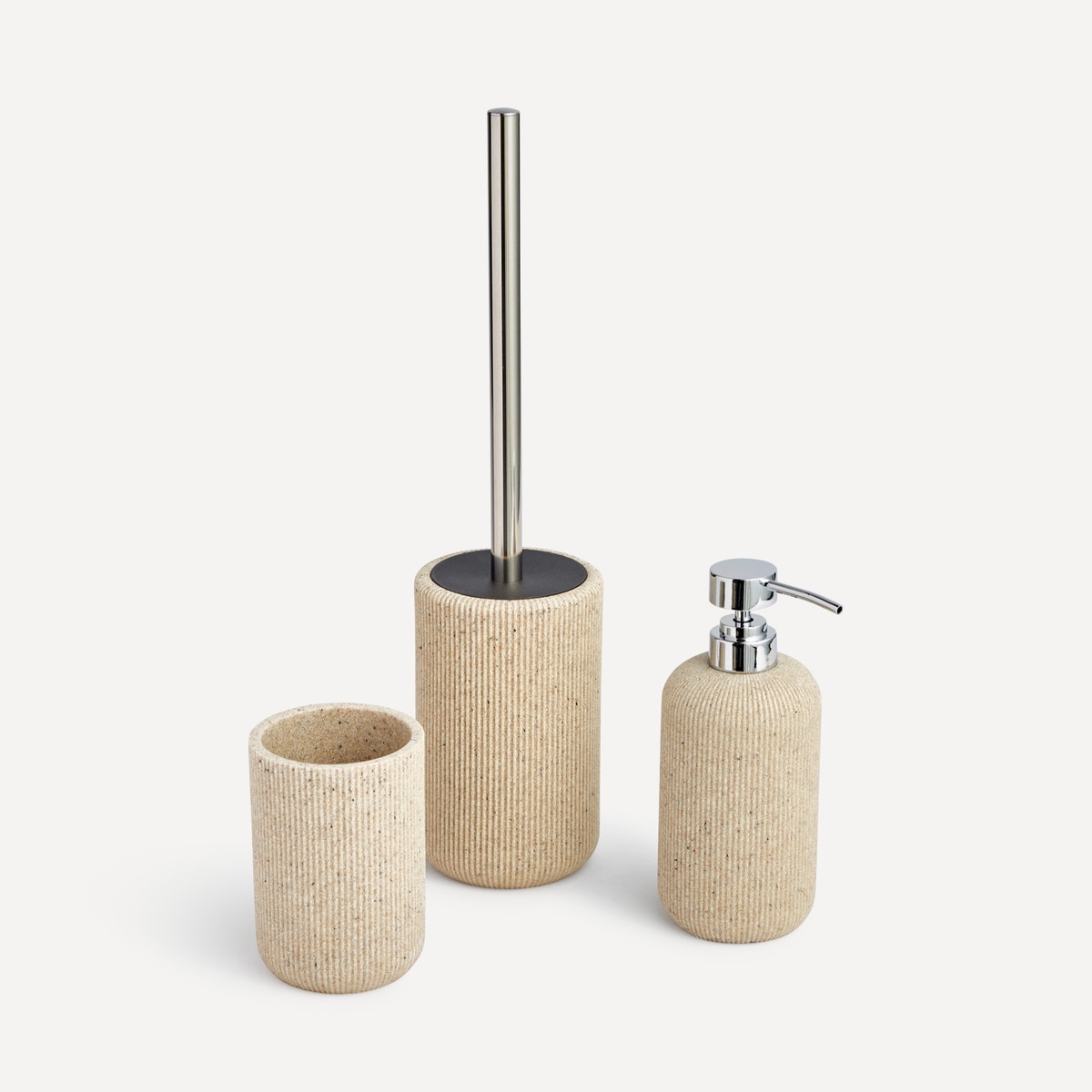 Copo Porta-escovas para Bancada Coria Bege-4