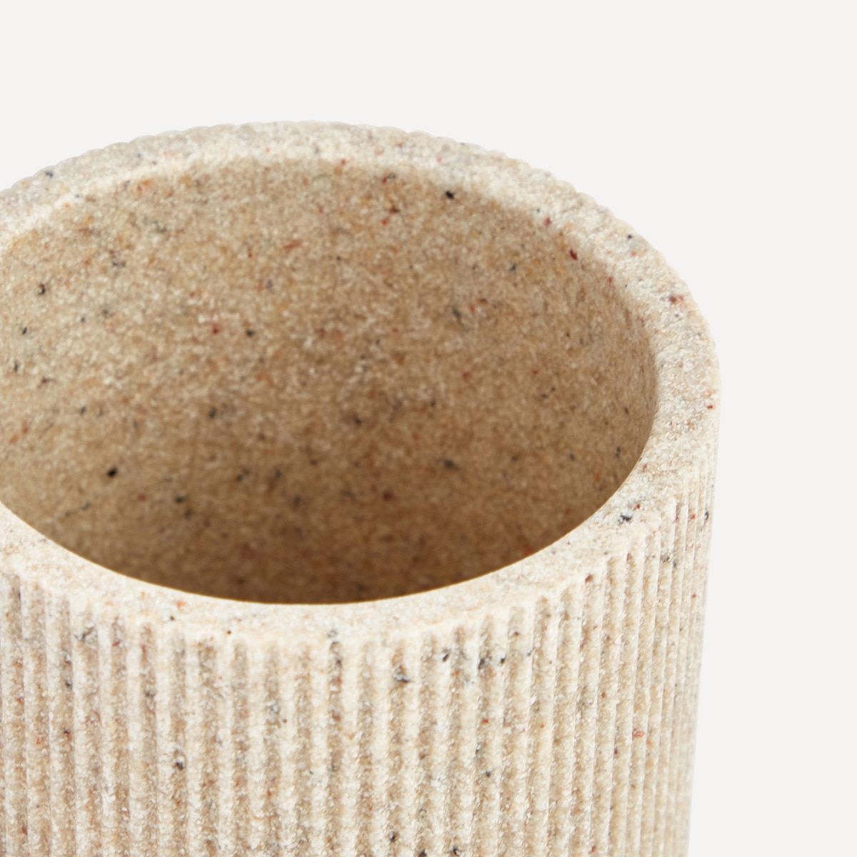 Copo Porta-escovas para Bancada Coria Bege-2