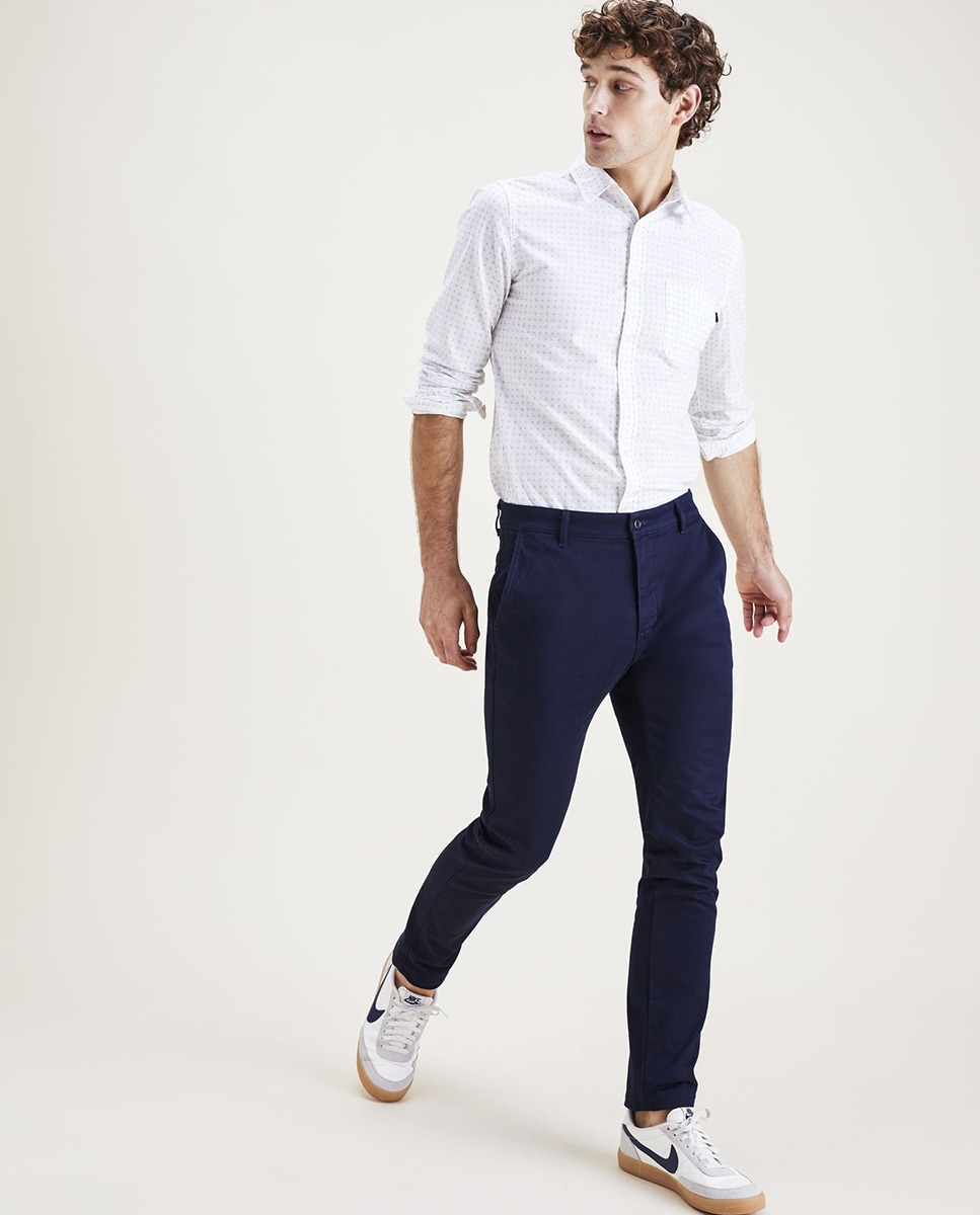 Calças Chino Skinny Azul-marinho-6