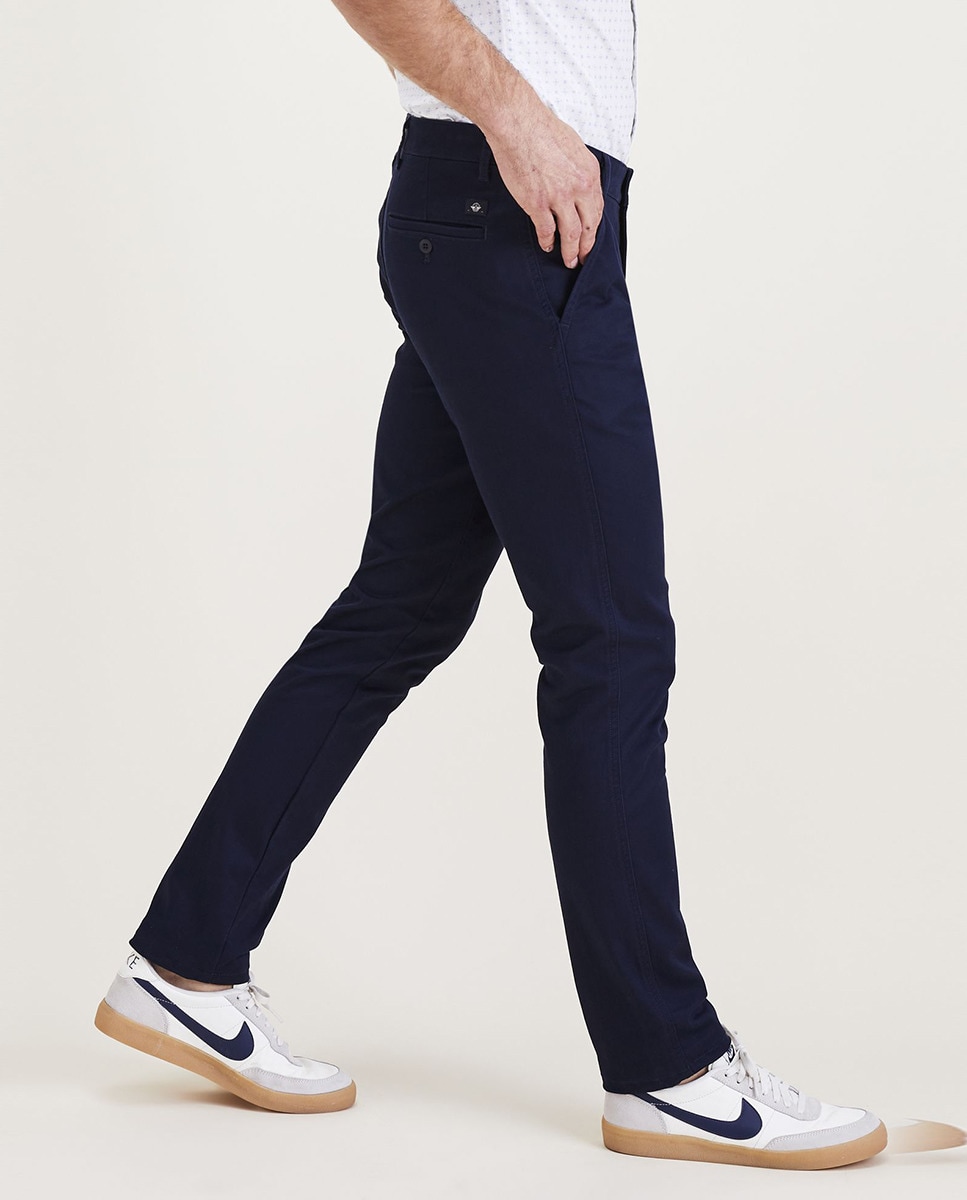 Calças Chino Skinny Azul-marinho-4