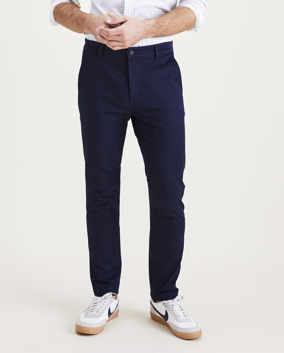 Calças Chino Skinny Azul-marinho-2