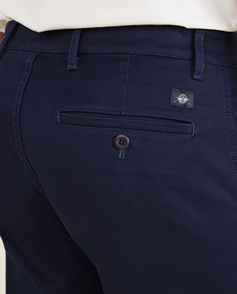 Calças Chino Slim Azul-marinho-5