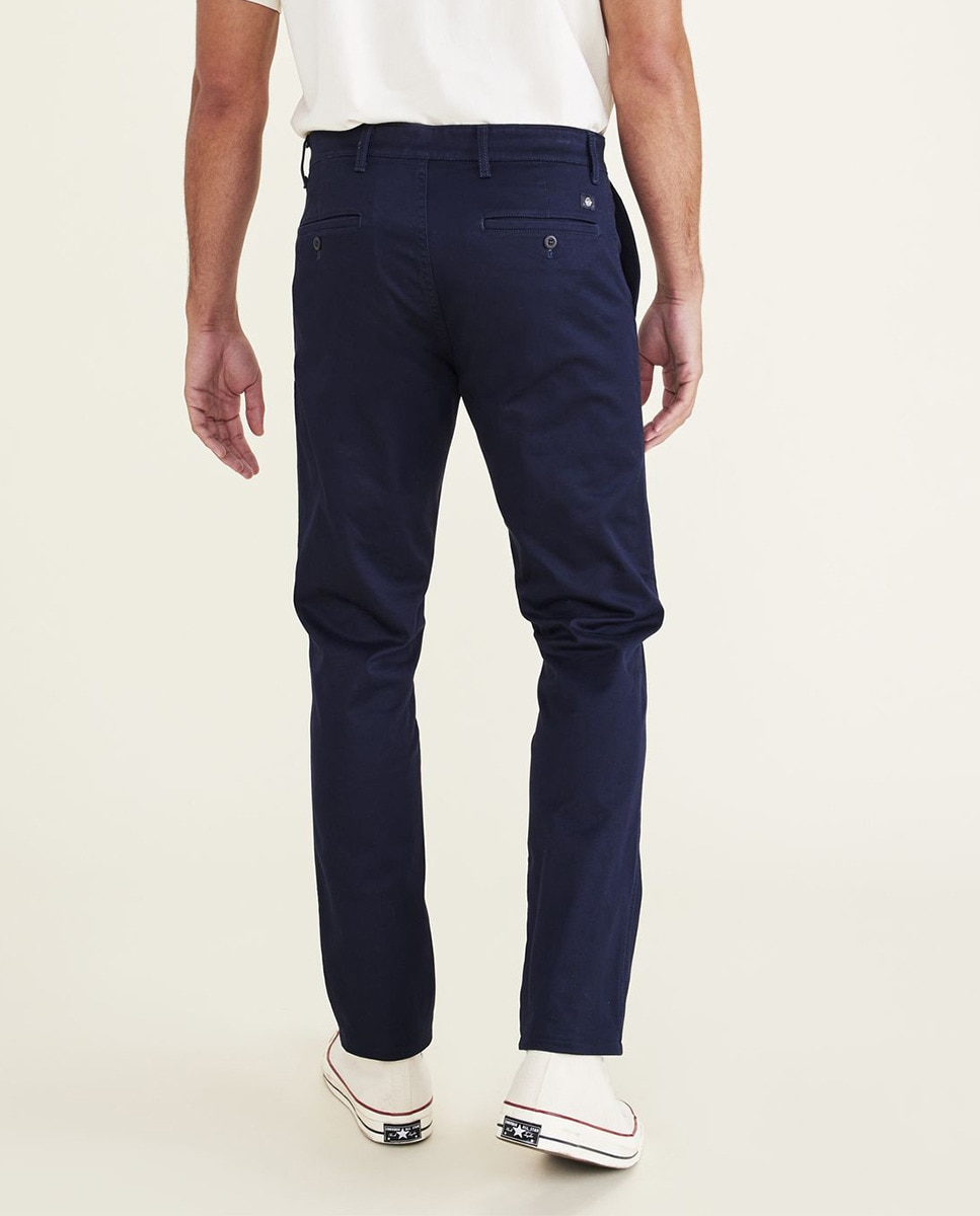 Calças Chino Slim Azul-marinho-3