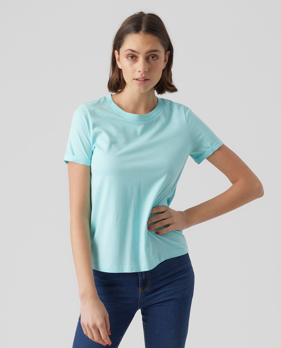 Tshirt basic à manches courtes